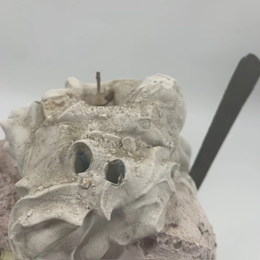 Faux Ice Cream Sundae Candle Holder 12.5